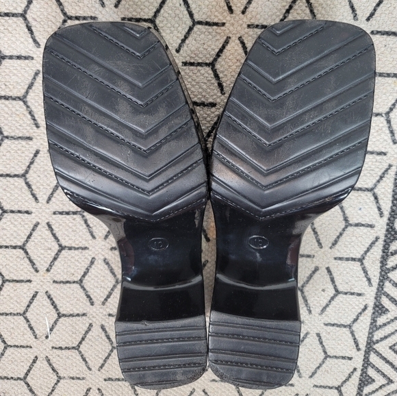 Urban Outfitters  UO Gina Platform Slide Sandals in Black, sz 10 - Picture 11 of 13